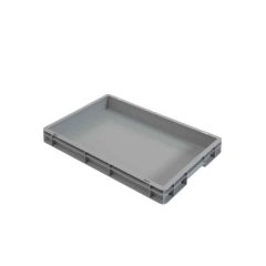 Euro Stacking Box 12 Ltr Solid Grey - 600 x 400