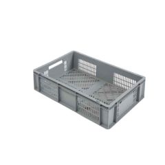 Schoeller Allibert 28 Ltr Perforated Grey Stacking Box