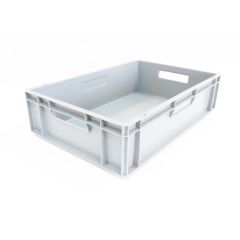 Plastic Stacking Container (Grey, 27L) 600 x 400 x 150mm