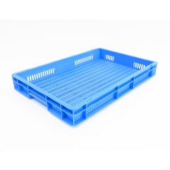 Euro Stacker 12 Ltr Perforated Blue - 600 x 400