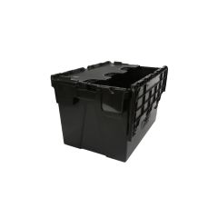 Attached Lid Box 65 Ltr Blue - 600 x 400