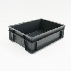 Euro Stacking Box 9 Ltr Solid Grey - 400 x 300