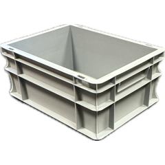 Euro Stacking Box 15 Ltr Solid Grey - 400 x 300