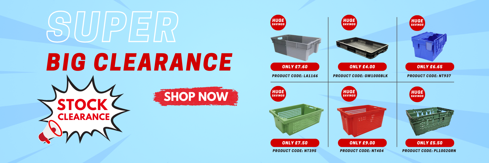 stock clearance