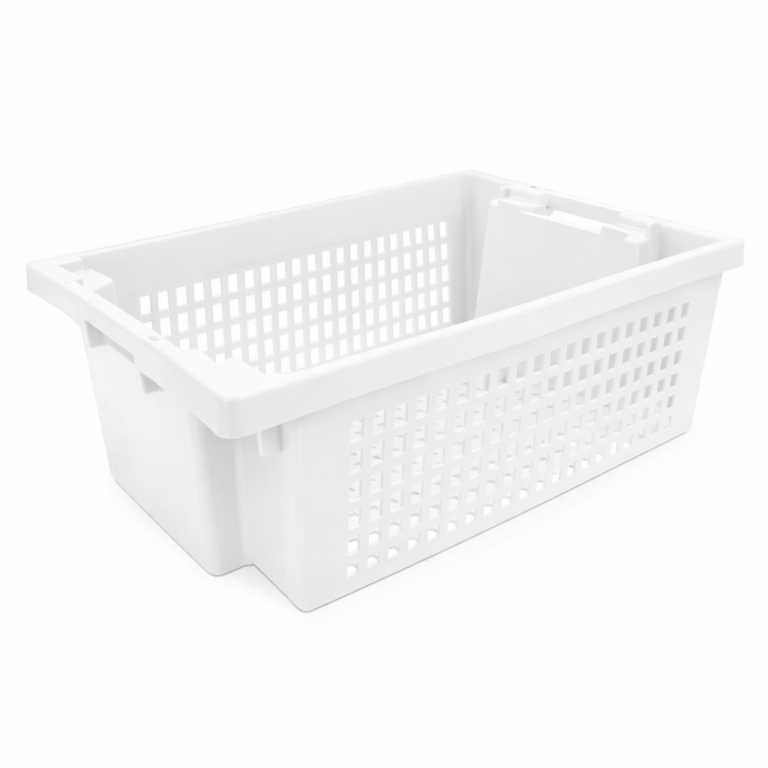 Perforated Stacking Storage Box (32L) 600 x 400 x 200mm | Alison