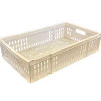 Stacking Tray (48L, White) 762 x 457 x 176mm - £4.99